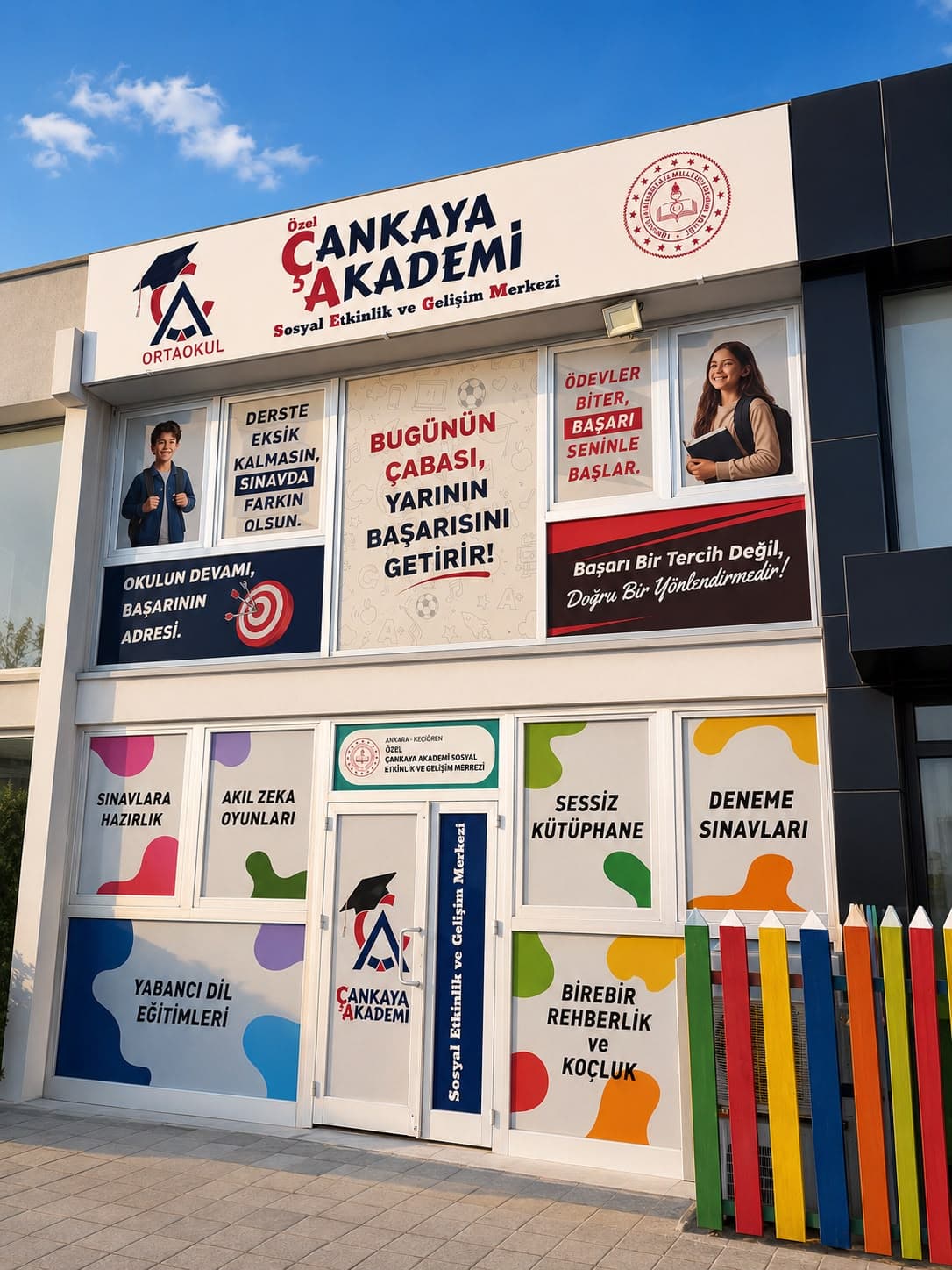 Çankaya Akademi SEGEM — Bina Cephesi